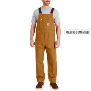 NWT CARHARTT CT102776 Carhartt® Duck Unlined Bib Overalls SIZE: 30 x 30